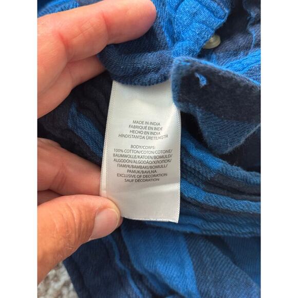 POLO Ralph Lauren Boys Reversable shirt, Blue & Black; 100% Cotton, 6-7 - Picture 11 of 11